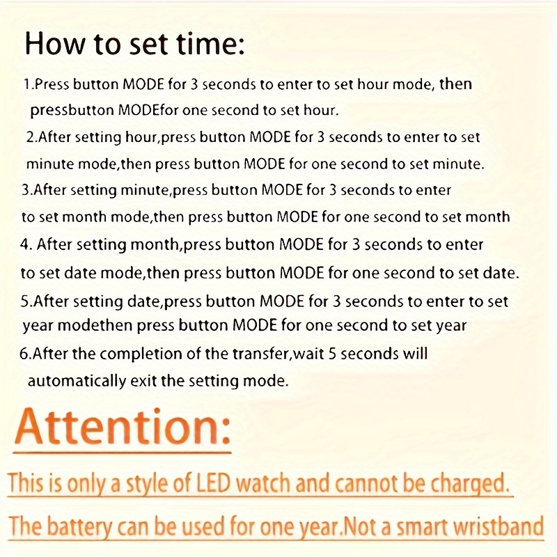 4pcs Stylish Touch LED Electronic Watch Set